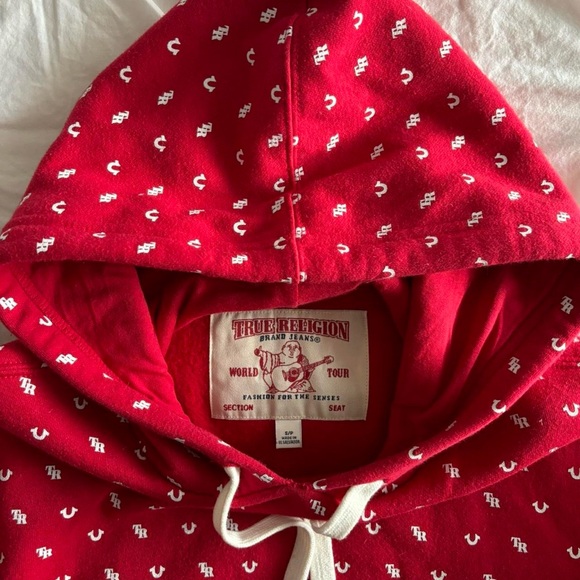 true religion monogram logo drawstring sweatshirt - Picture 3 of 4